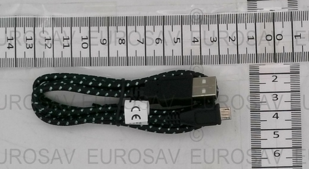 CABLE USB TRESSE (MICRO USB)