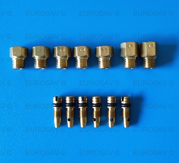 KIT INJECTEURS BUTANE/PROPANE WOK1(RAPIDEx2)(+BY PASS ROBINETS)(SN AV.174999)