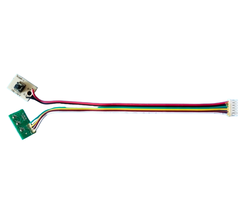 CABLAGE BATTERIE (V2) + TOUCHE ON/OFF + LED