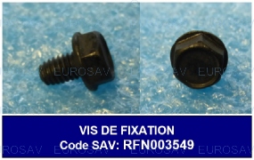 VIS DE FIXATION (VERROU DE PORTE)