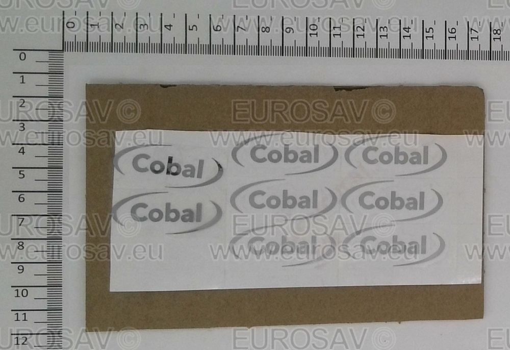 PLAQUE DE MARQUE COBAL