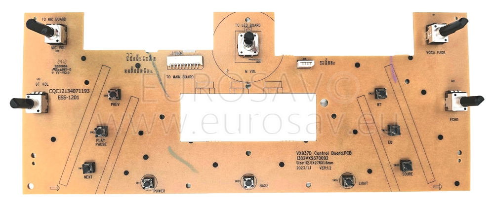 CARTE ELECTRONIQUE DE COMMANDE