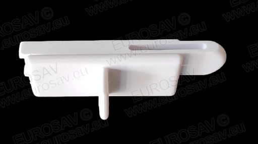 [ATLFB60] CLIP FIXATION FILTRE METALIQUE coloris blanc
